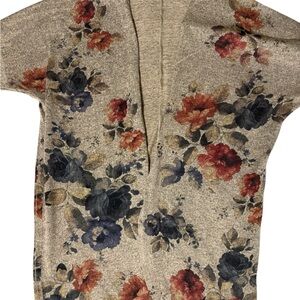 Floral Knit Cardigan